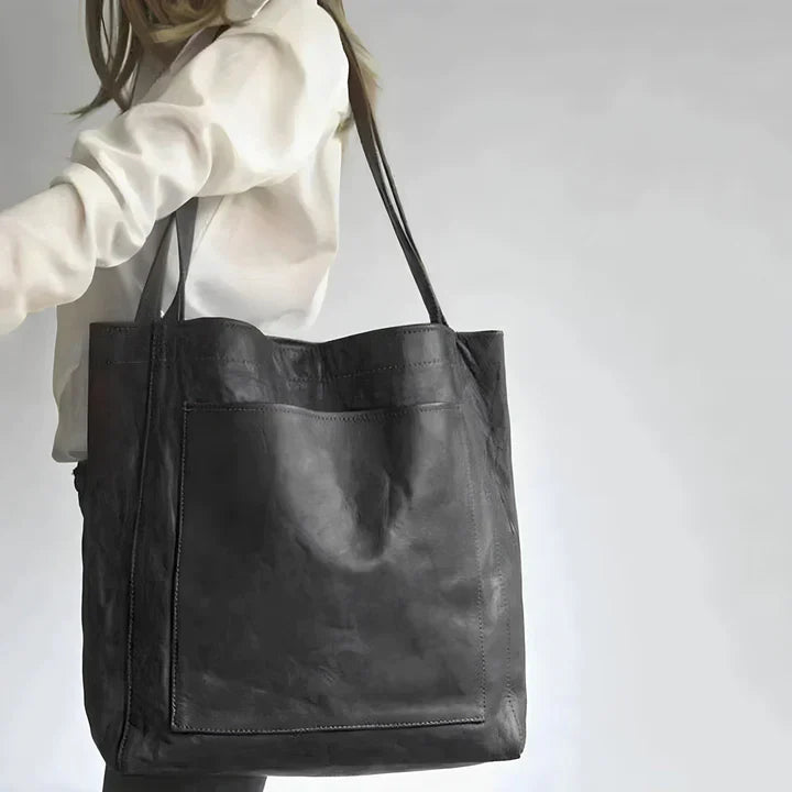 Yasmine - Borsa Tote Classica in Pelle
