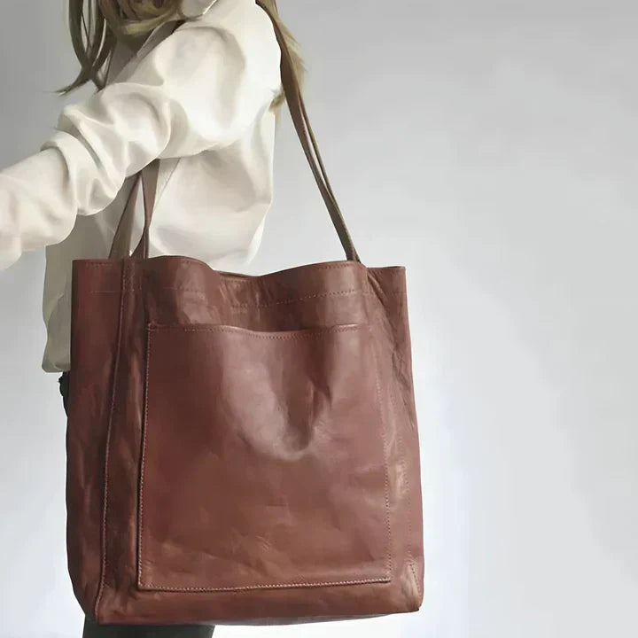 Yasmine - Borsa Tote Classica in Pelle