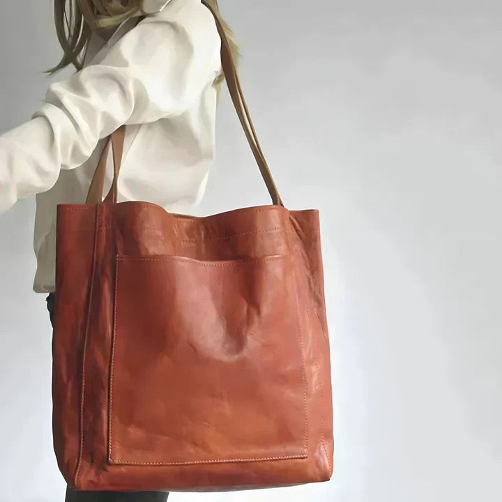 Yasmine - Borsa Tote Classica in Pelle