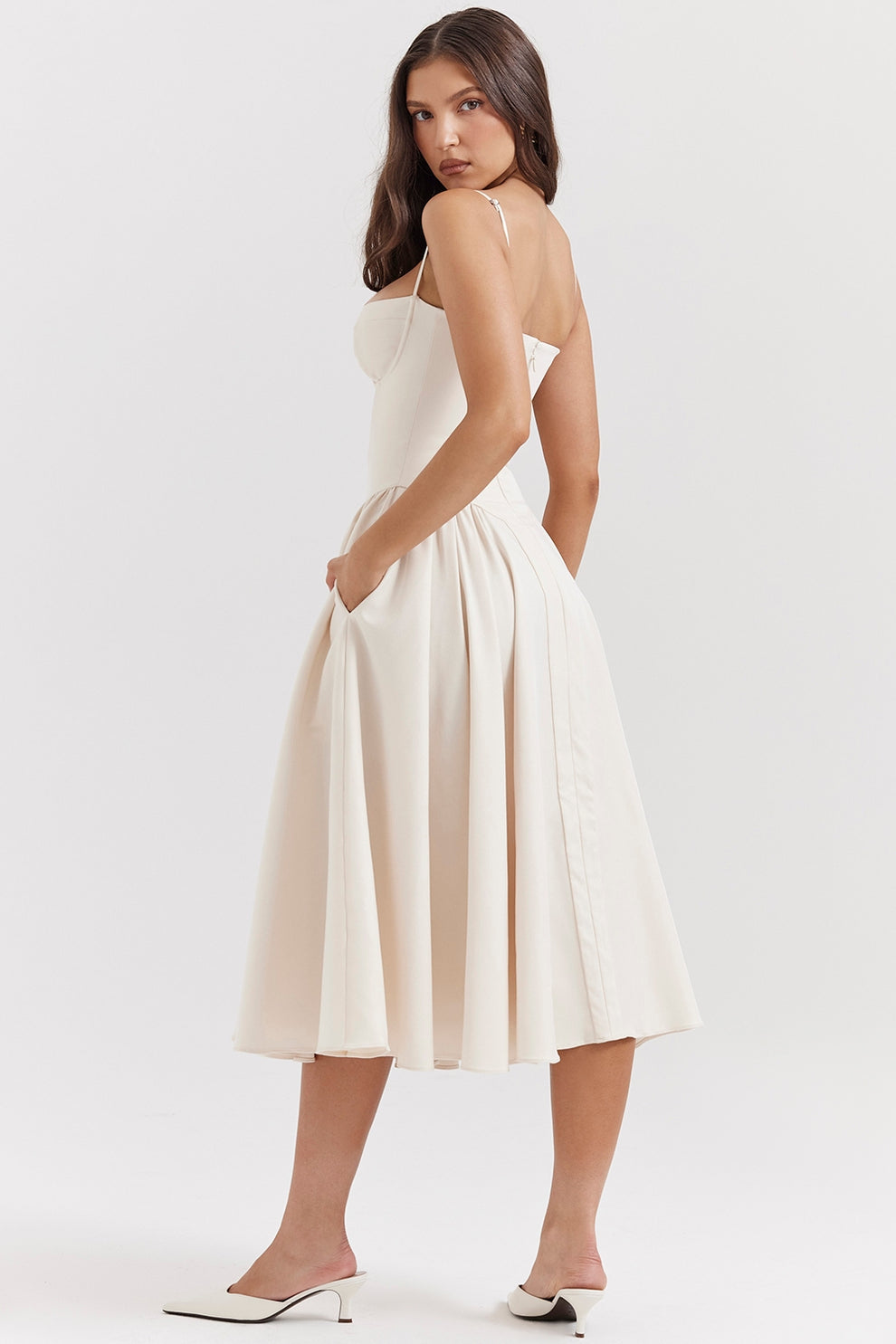 Maissa - Abito Midi Elegante Senza Maniche