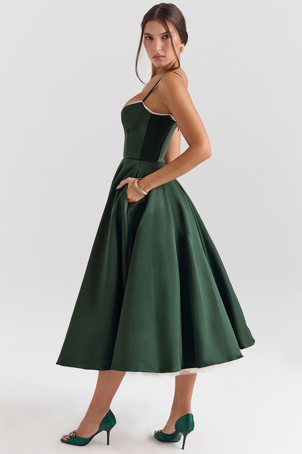 Arestina - Abito Midi In Tulle Alla Moda