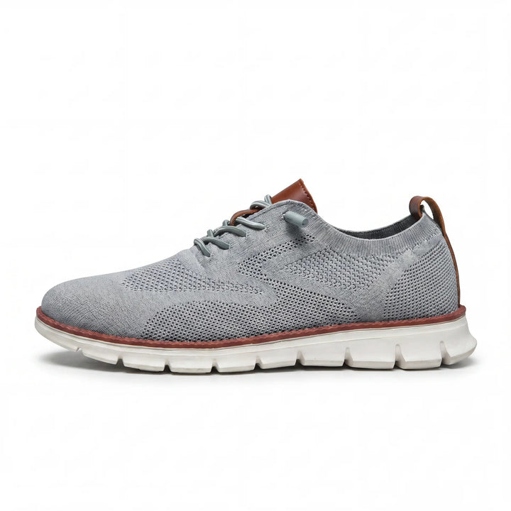 Muhittin - Sneakers con Tomaia in Maglia e Chiusura con Lacci