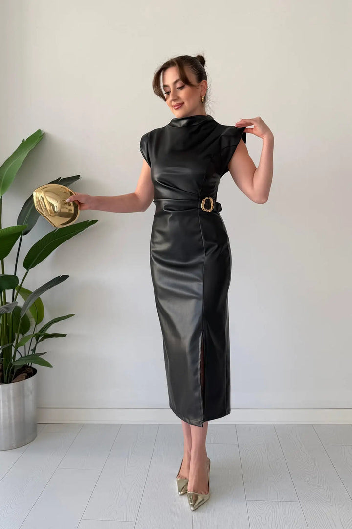 Claudine - Abito Elegante Con Cintura