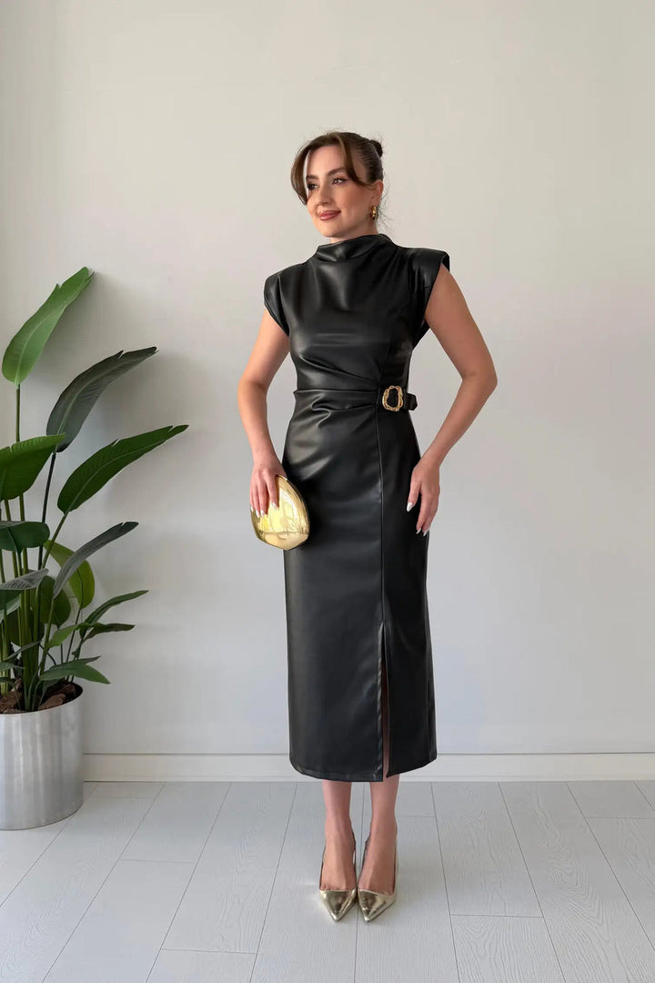 Claudine - Abito Elegante Con Cintura