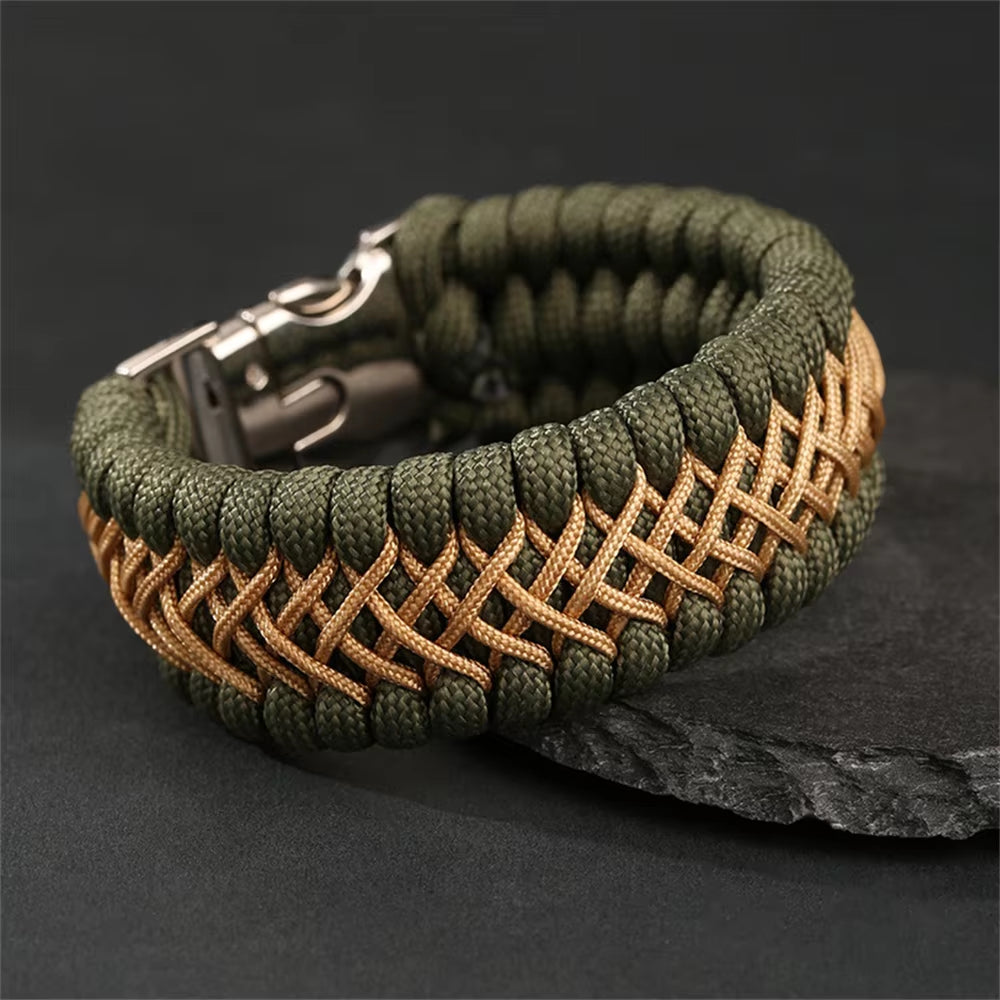 KnotVanta - Bracciale Con Cordoncino Intrecciato E Fibbia