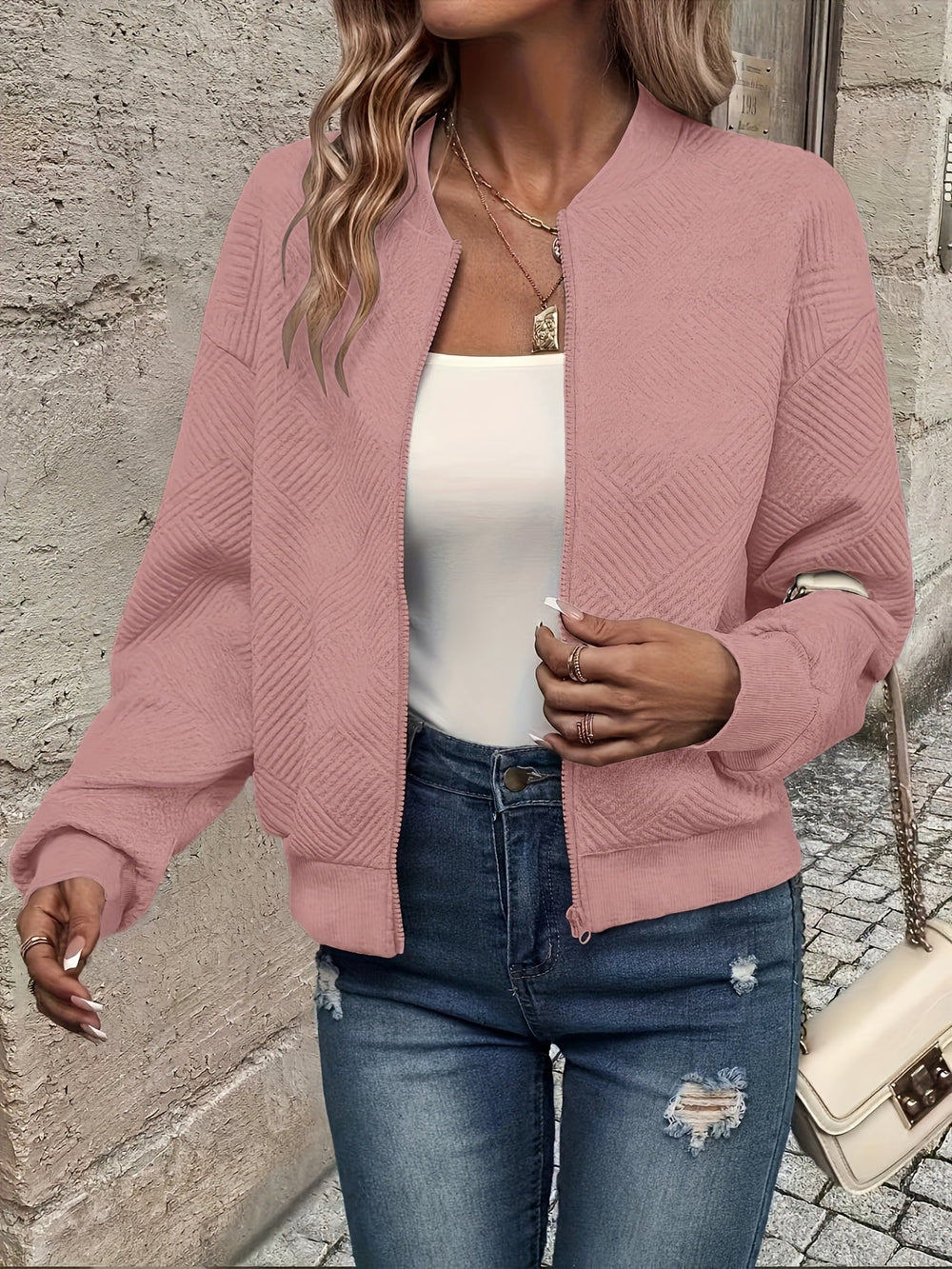 Shahna - Giacca Bomber Con Zip