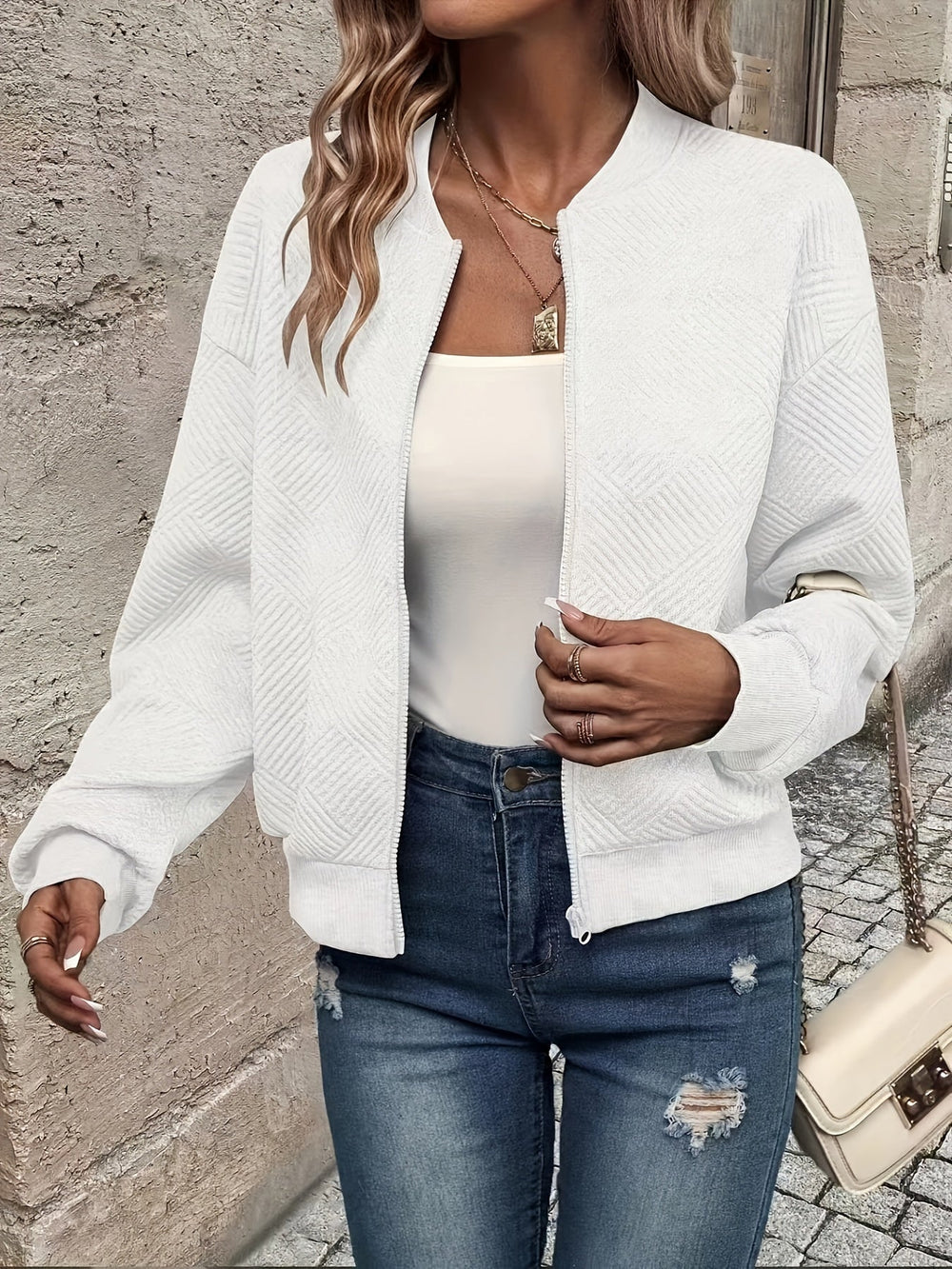 Shahna - Giacca Bomber Con Zip