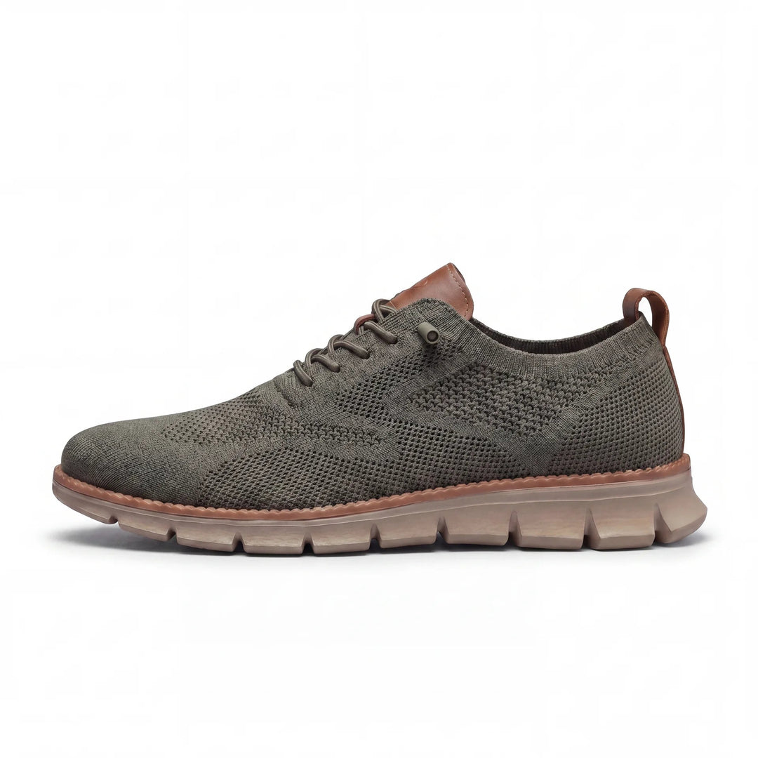 Muhittin - Sneakers con Tomaia in Maglia e Chiusura con Lacci