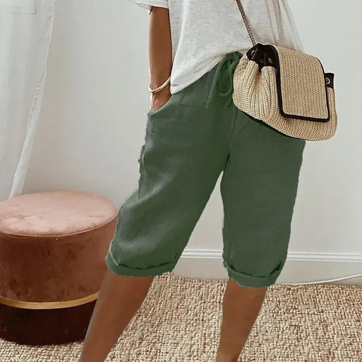 Klaudija - Pantaloncini Gemak in lino