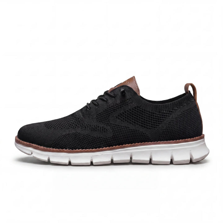 Muhittin - Sneakers con Tomaia in Maglia e Chiusura con Lacci