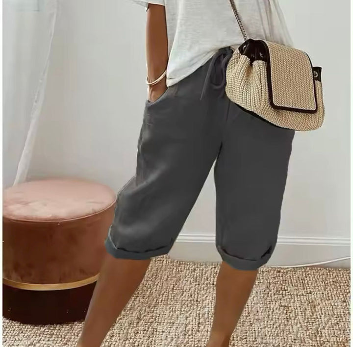 Klaudija - Pantaloncini Gemak in lino