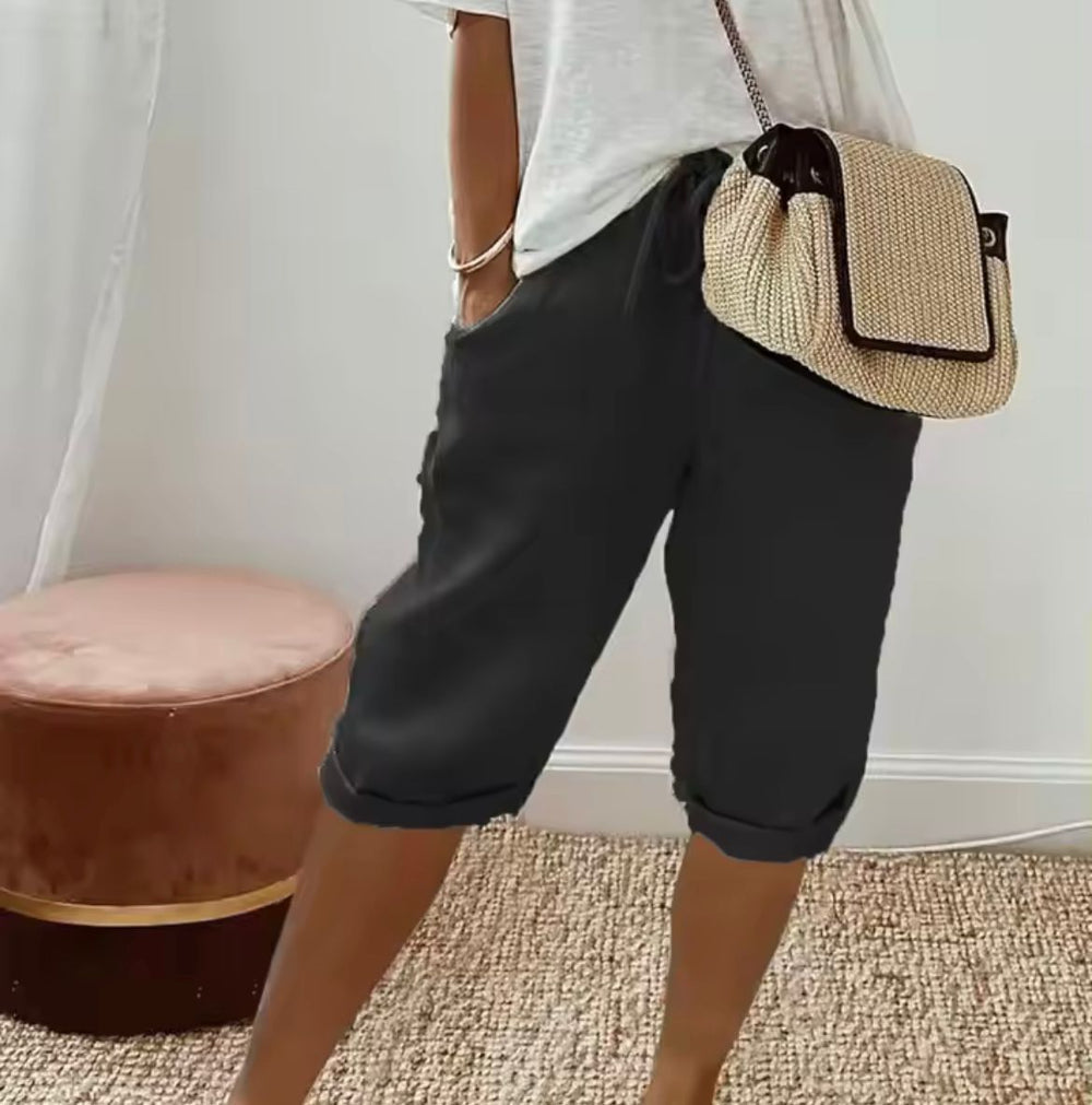 Klaudija - Pantaloncini Gemak in lino