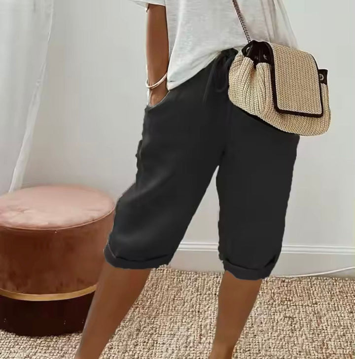 Klaudija - Pantaloncini Gemak in lino