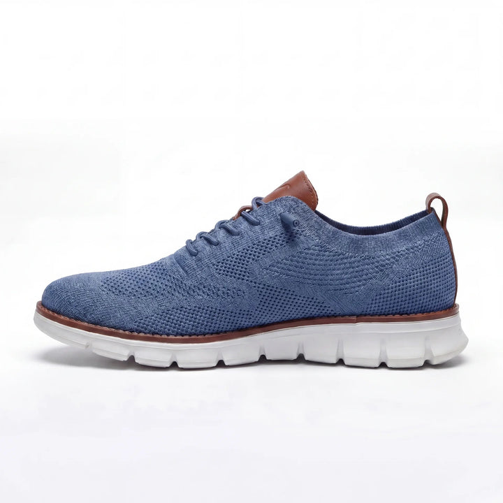Muhittin - Sneakers con Tomaia in Maglia e Chiusura con Lacci