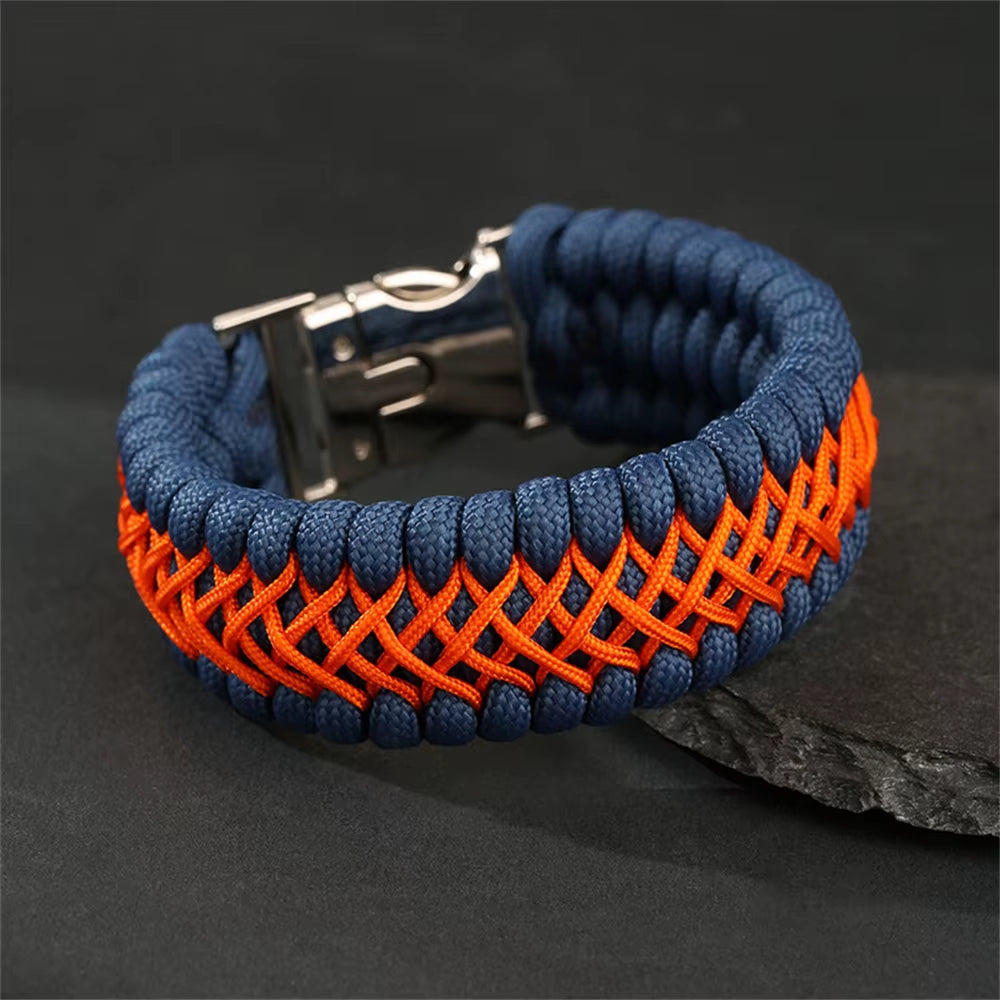 KnotVanta - Bracciale Con Cordoncino Intrecciato E Fibbia