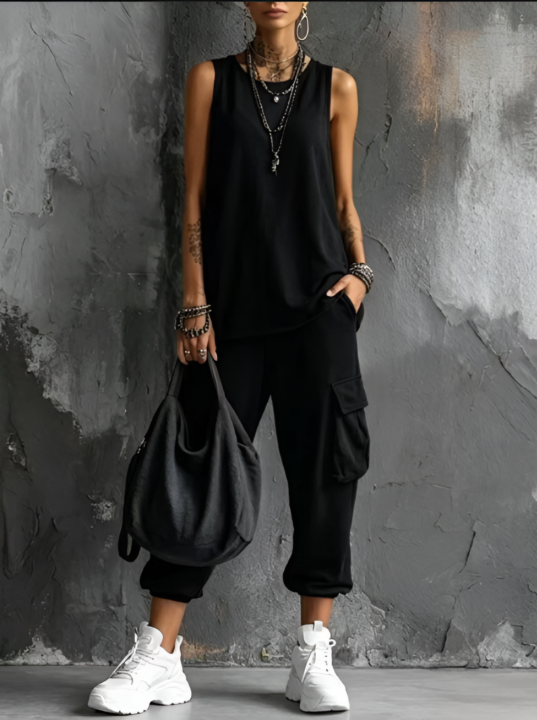 Leina - Set a Due Pezzi Senza Maniche