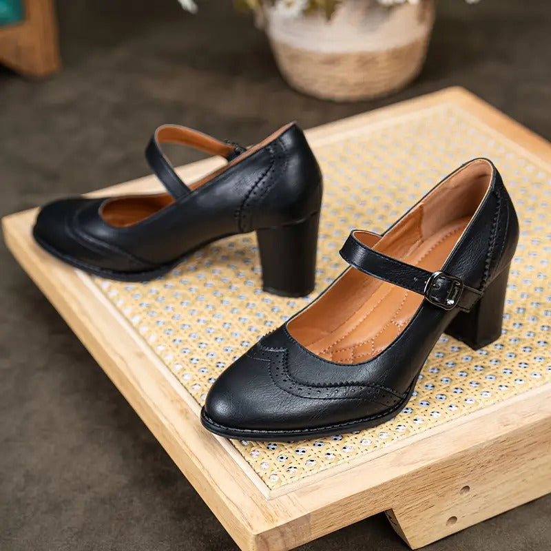 Dorka - Scarpe In Pelle Con Tacco Alto e Fibbia