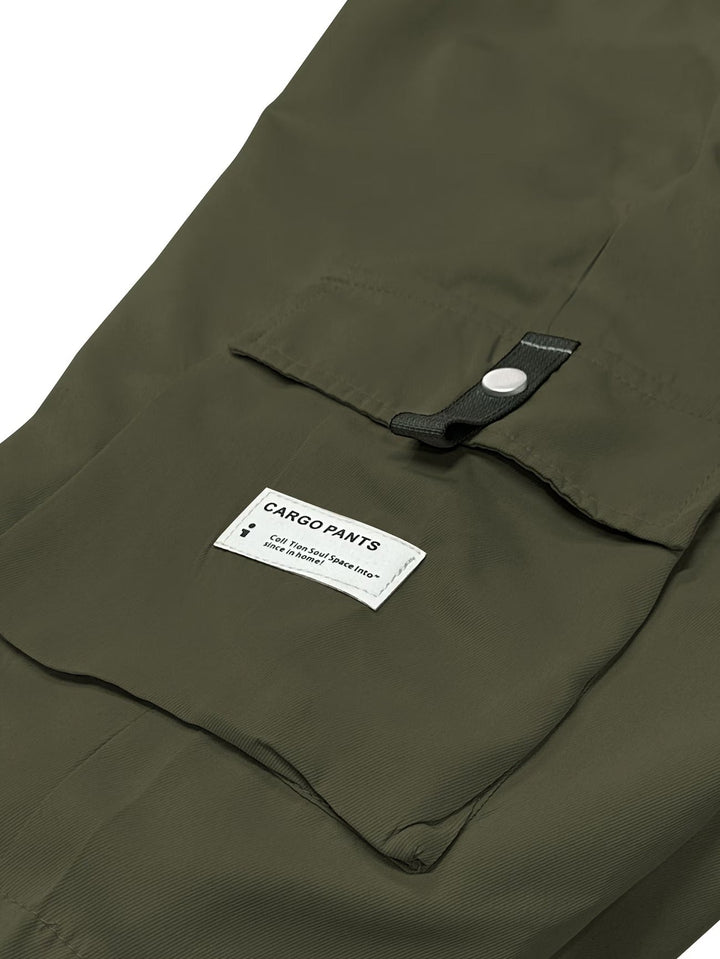 Burkus -  Pantaloncini Cargo Informale Con Tasche Multiplu