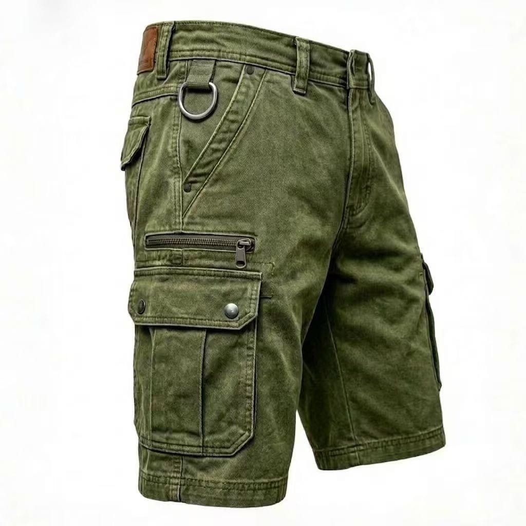 Pezeshkian - Pantaloncini Cargo in Denim Alla Moda