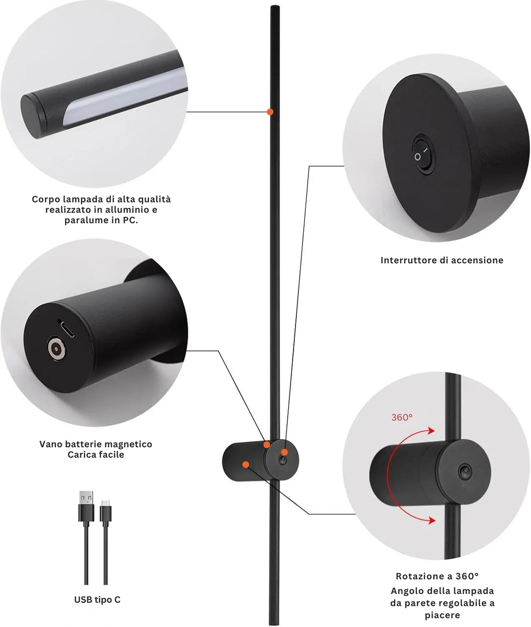FlexiLight - Lampada Da Parete Dal Progettazione Moderno