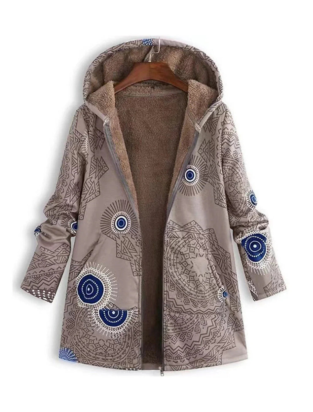 Aerilyn - Parka Caldo e Morbido Con Tasche