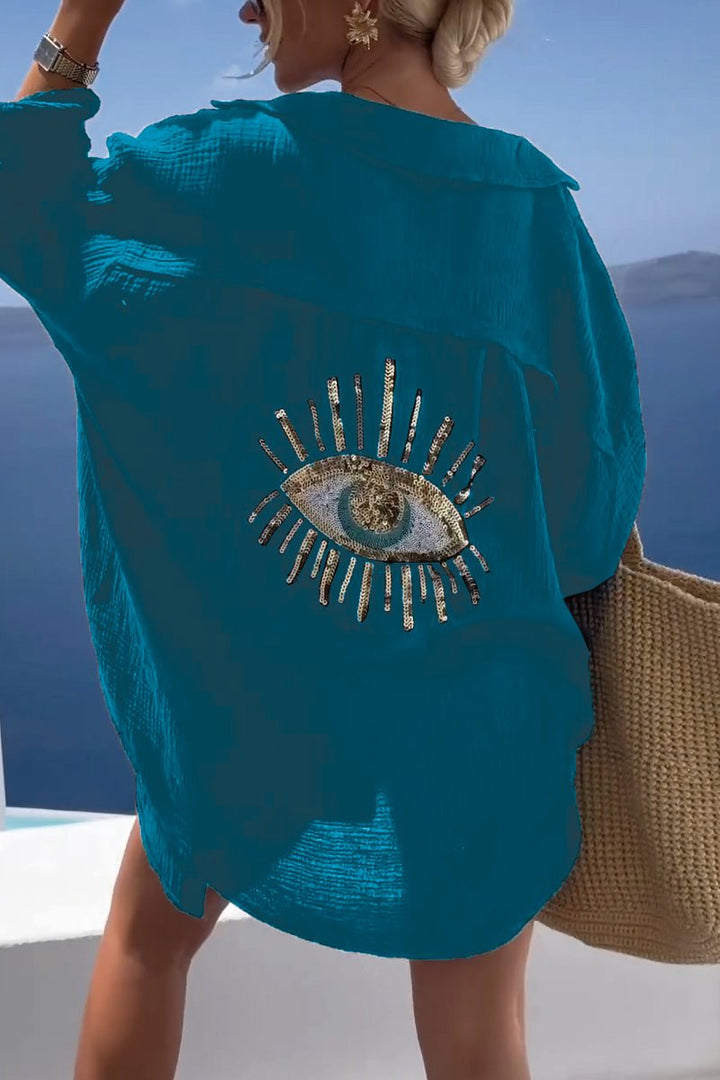 Eliza - Camicia in Cotone Oversize Horus