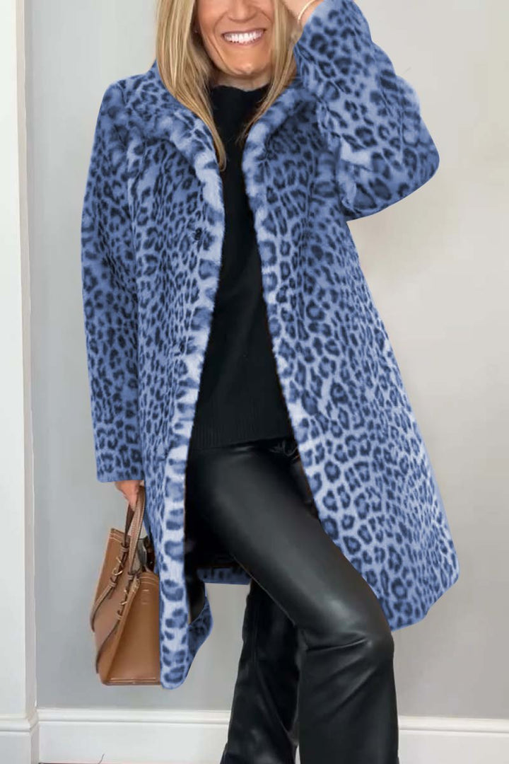 Lizzie - Cappotto Con Stampa Leopardata