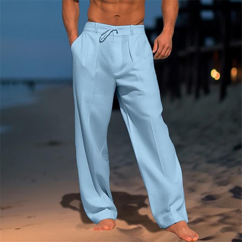 Andrei - Plain Lino Pantaloni