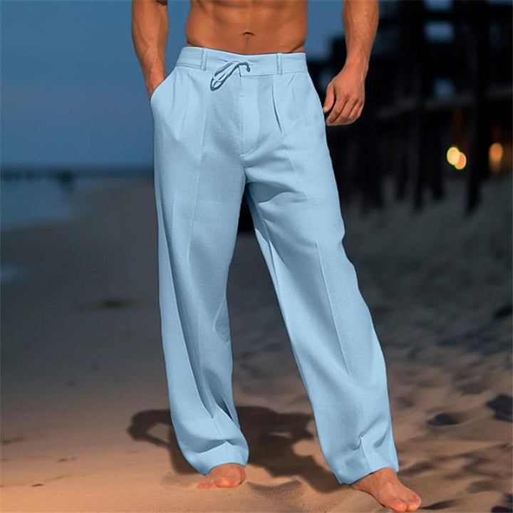 Andrei - Plain Lino Pantaloni