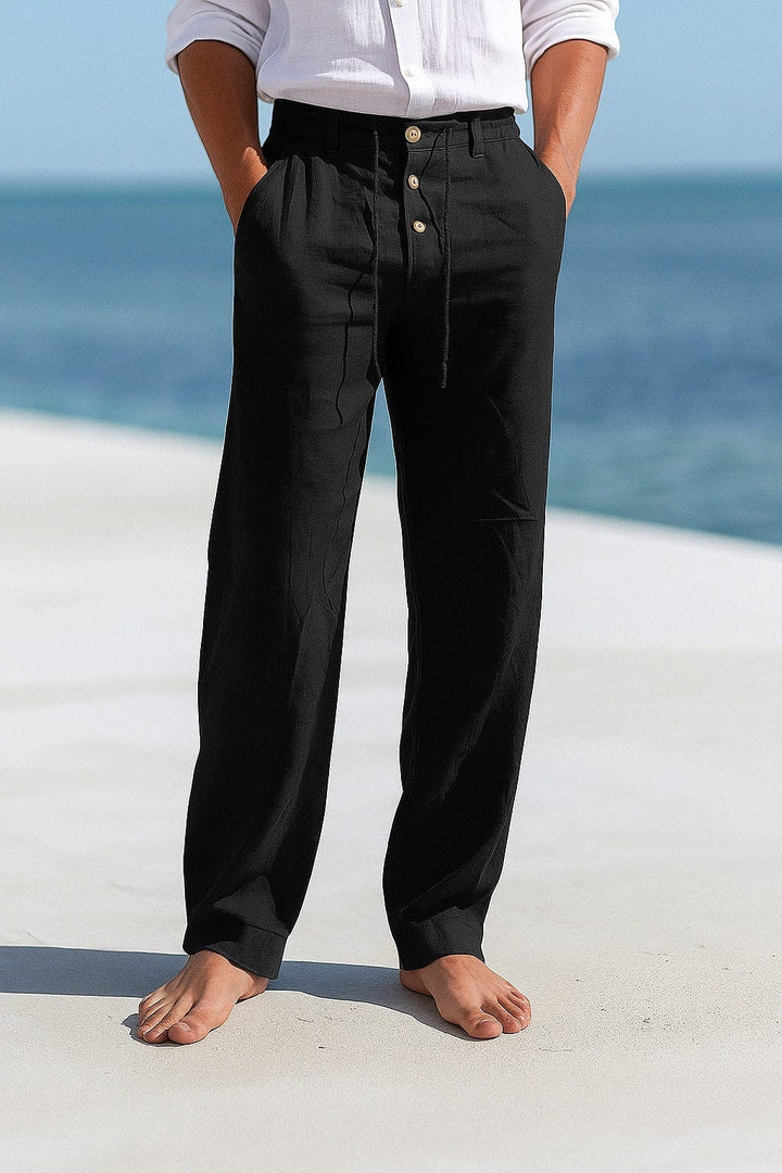 Jevaun - Comodi Pantaloni Di Lino
