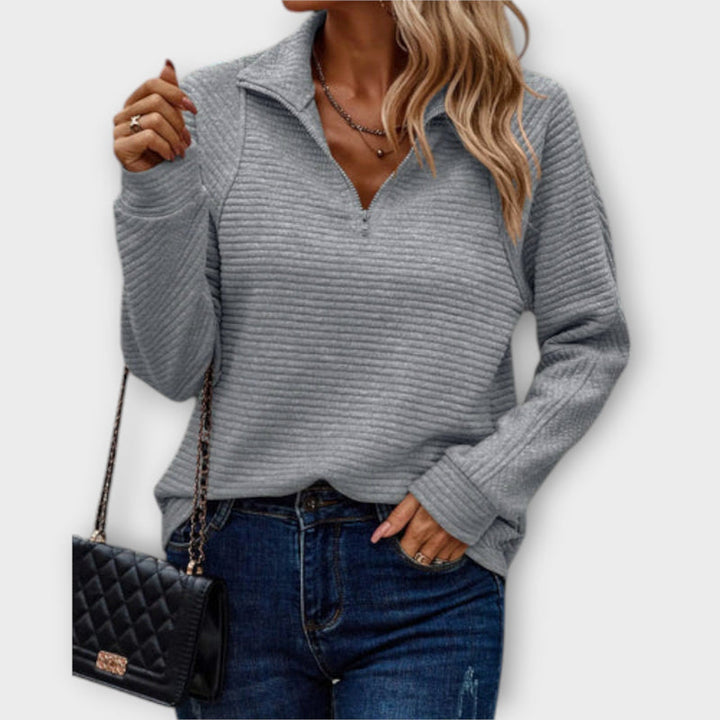 Romena - Maglione Con Collo e Zip