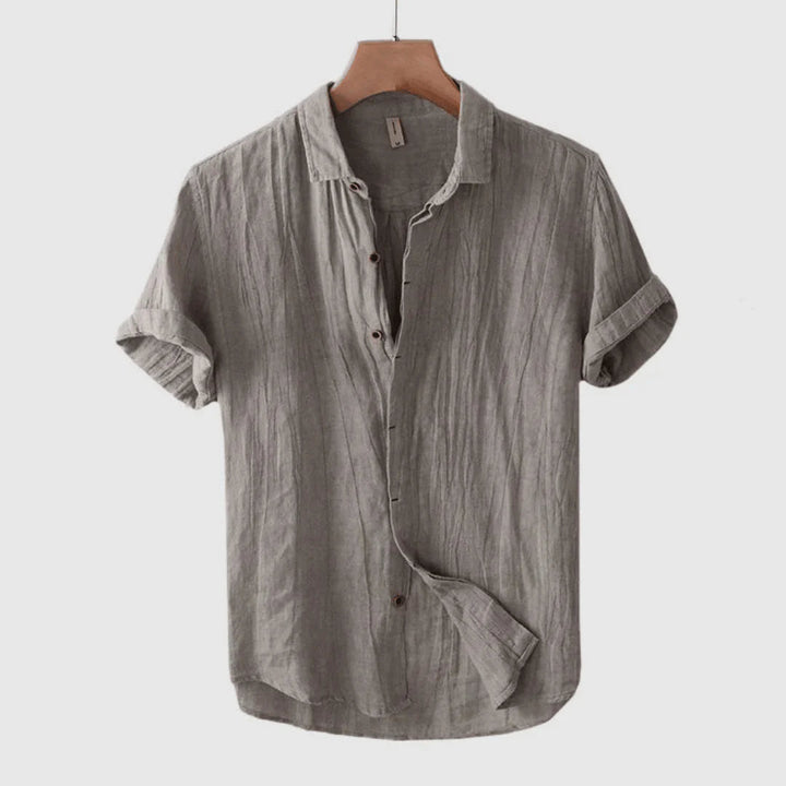 Kieron - Camicia Elegante A Maniche Corte Con Bottoni