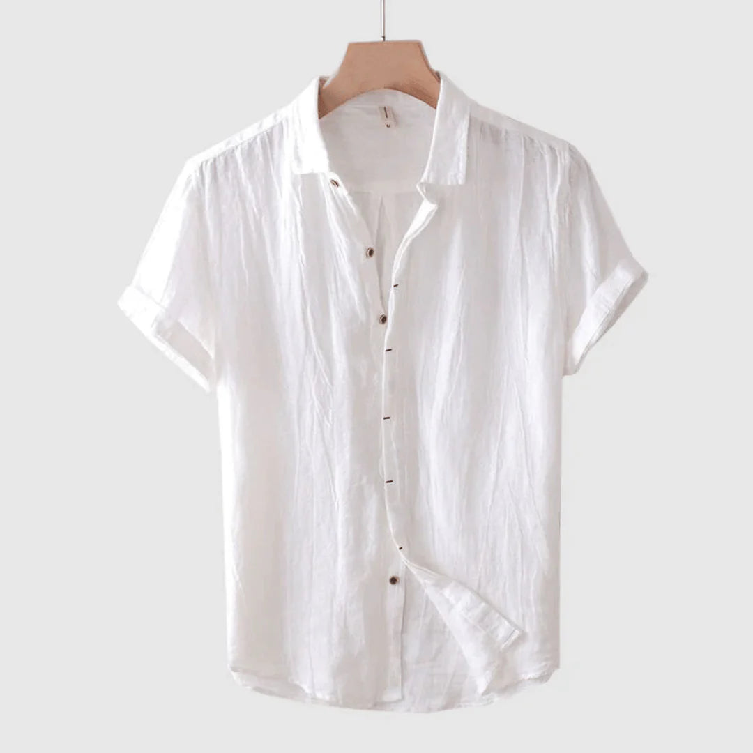 Kieron - Camicia Elegante A Maniche Corte Con Bottoni