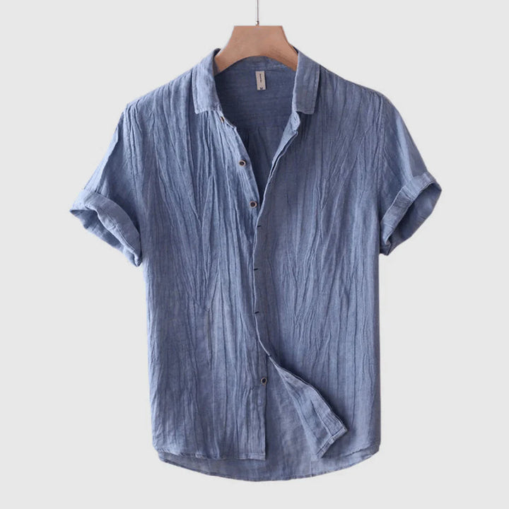 Kieron - Camicia Elegante A Maniche Corte Con Bottoni