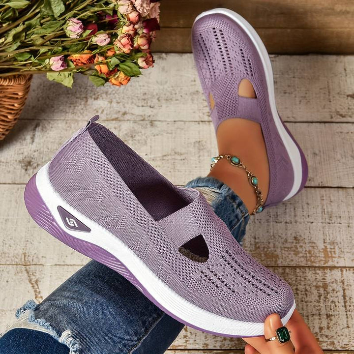Haniya - Scarpe da ginnastica Slip-on in Maglia Traspirante