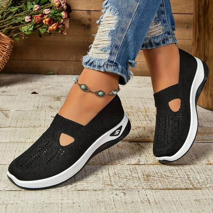 Haniya - Scarpe da ginnastica Slip-on in Maglia Traspirante