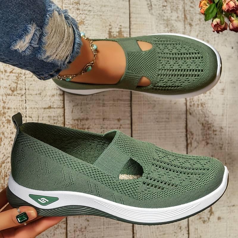 Haniya - Scarpe da ginnastica Slip-on in Maglia Traspirante