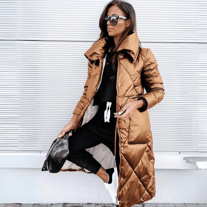 Linniea - Comodo Cappotto Invernale Trapuntato