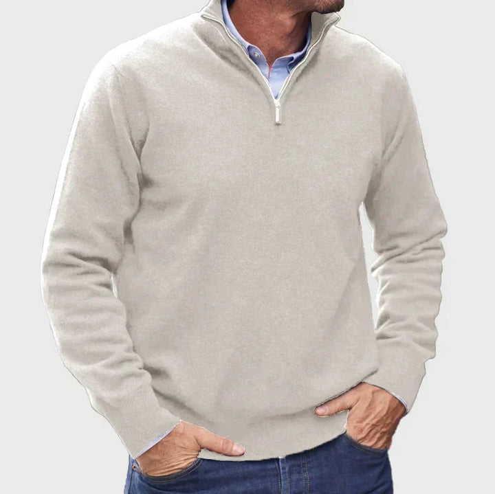 Mitch - Maglione Con Zip a Maniche Lunghe