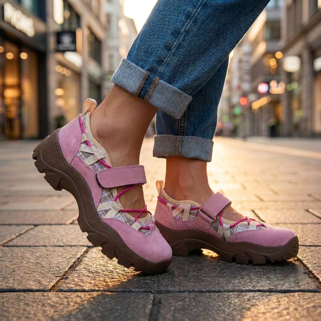 Vinilia - Sneakers Dal Profilo Massiccio Con Cinturino Regolabile