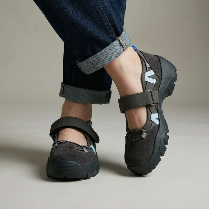 Wylma - Scarpe da Ginnastica Con Suola Spessa e Cinturino in Velcro