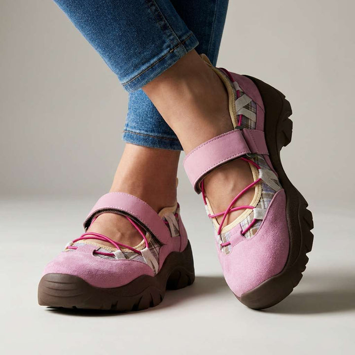 Wylma - Scarpe da Ginnastica Con Suola Spessa e Cinturino in Velcro