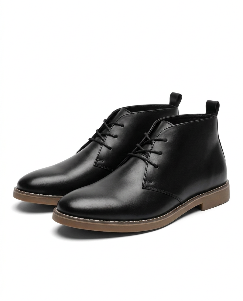 Mathyas - Stivaletti Chukka in Pelle Con Allacciatura