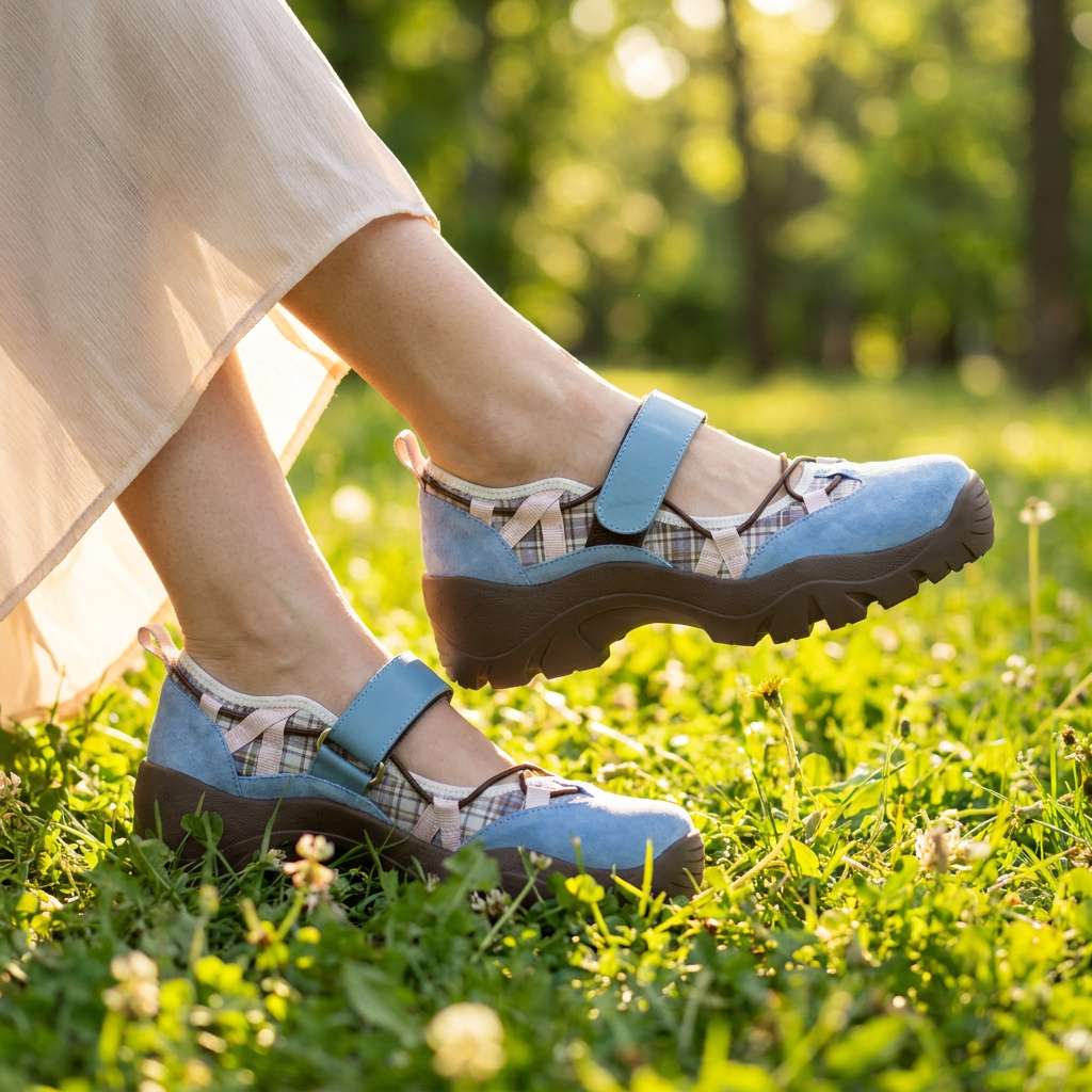 Vinilia - Sneakers Dal Profilo Massiccio Con Cinturino Regolabile