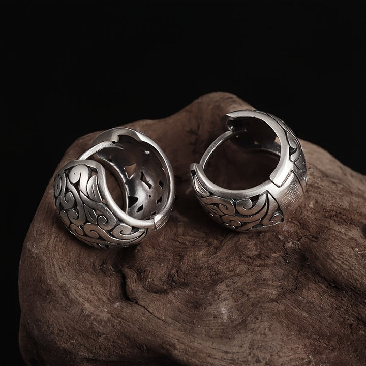 Mayani - Orecchini in Argento Sterling con Reliquia