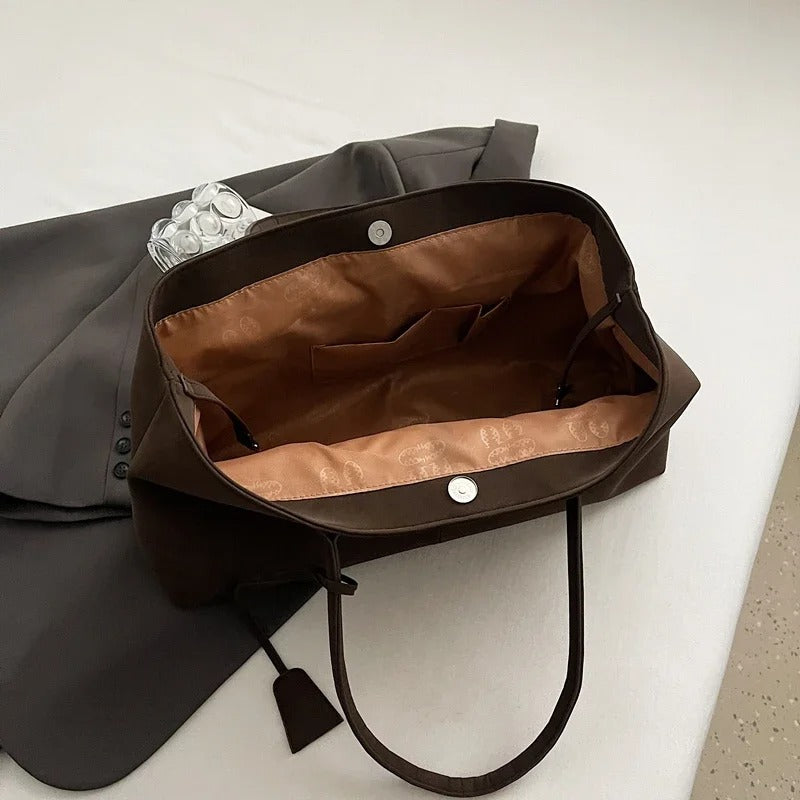 Umaiza - Borsa a Tracolla in Ecopelle Scamosciata alla Moda