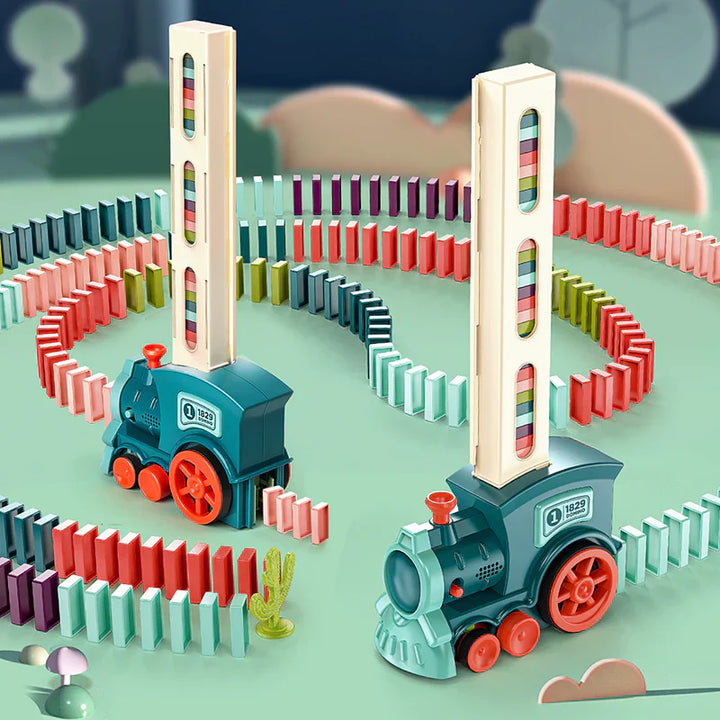 TrackMaster - Set Automatico di Trenini Domino Montessori