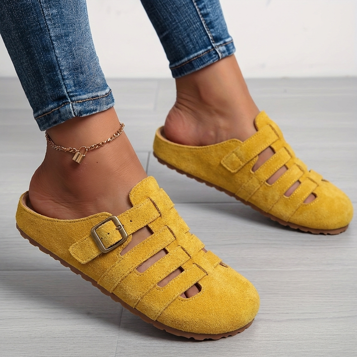 Natiy - Sandali Mules Slip-on in Pelle Scamosciata