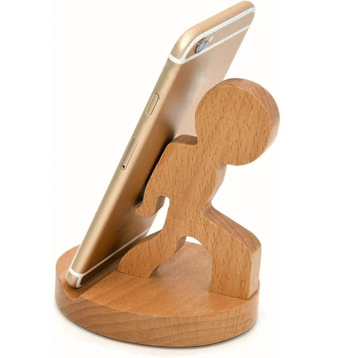 Woodstand - Supporto per Telefono in Legno Realizzato a mano