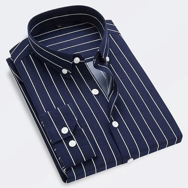 Jeroen - Camicia Estiva a Righe Traspirante